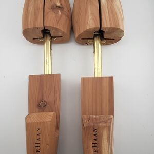 Cole Haan Natural Wood Cedar Shoe Trees with Brass Rods
